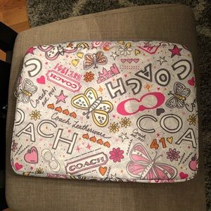 Coach Poppy Collection laptop case